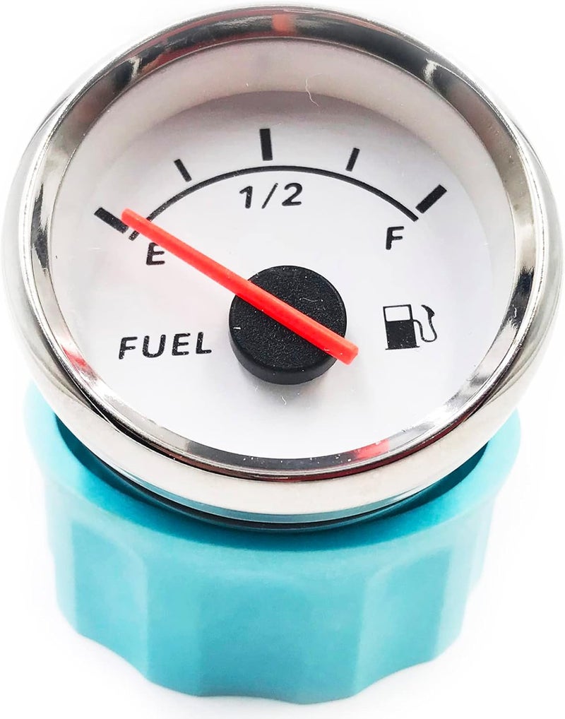 DunkTeam 52mm(2") Digital Fuel Level Gauge Universal Fuel Level Meter 0-190 ohm Signal with Backlight for Marine Boat Car Motorcycle - Image 2